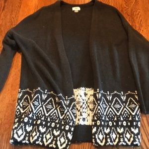 Long, oversized sweater